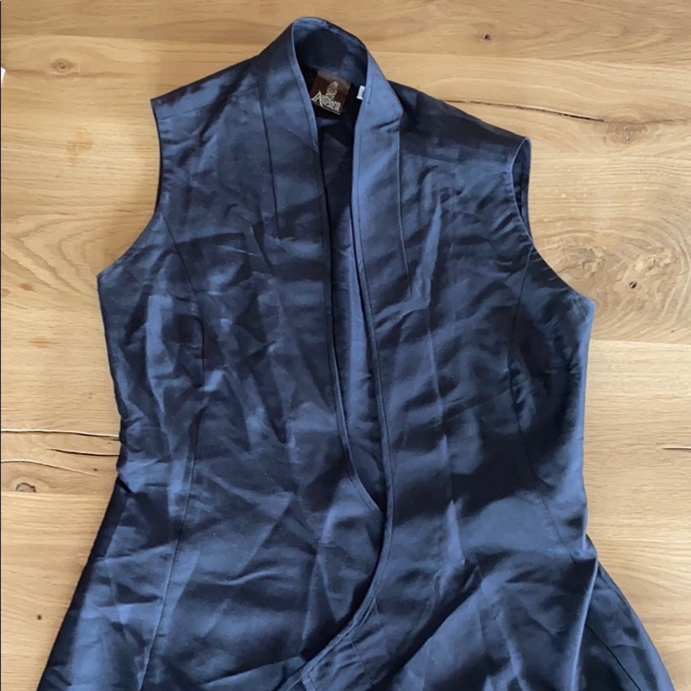 100% Silk Black Dress